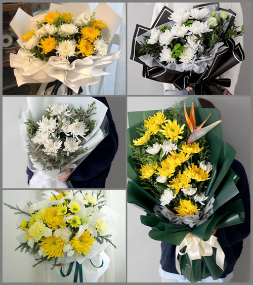 山东青岛莱西市梅花山街道白事花束代送